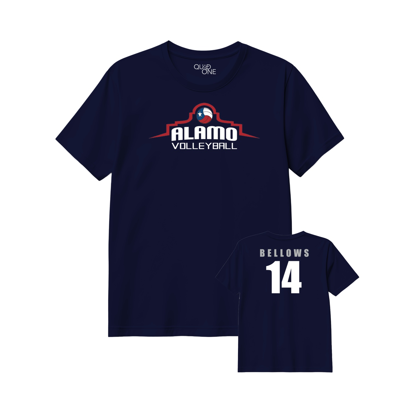 Womens Semi-Fitted Classic Tee - Navy