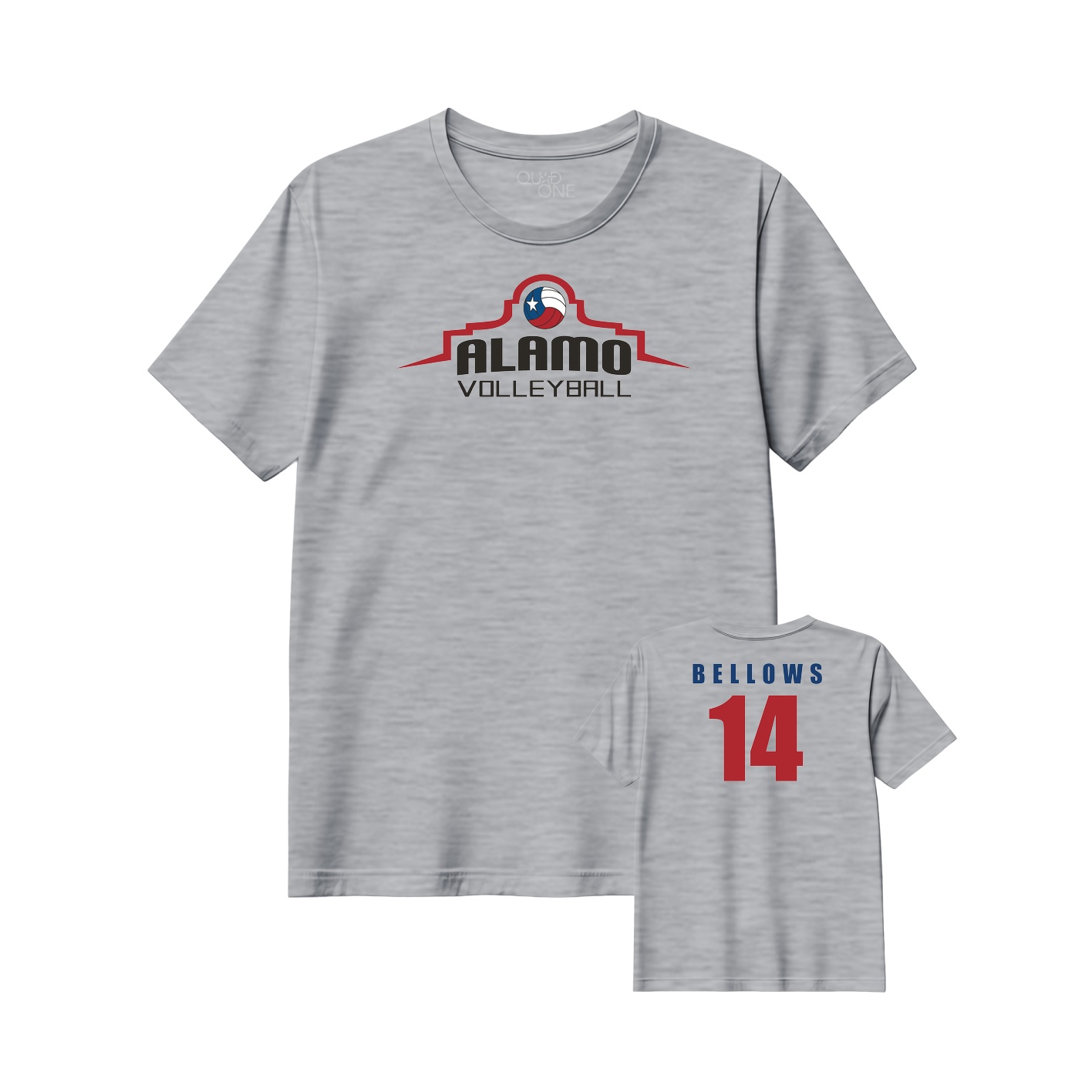 Womens Semi-Fitted Classic Tee - Light Grey