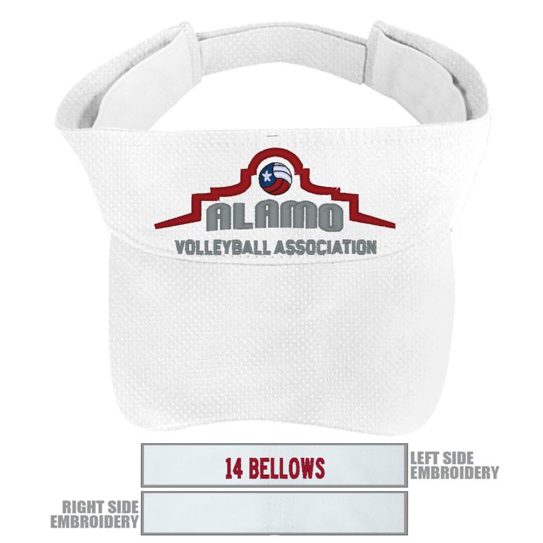 Athletic Mesh Visor - white
