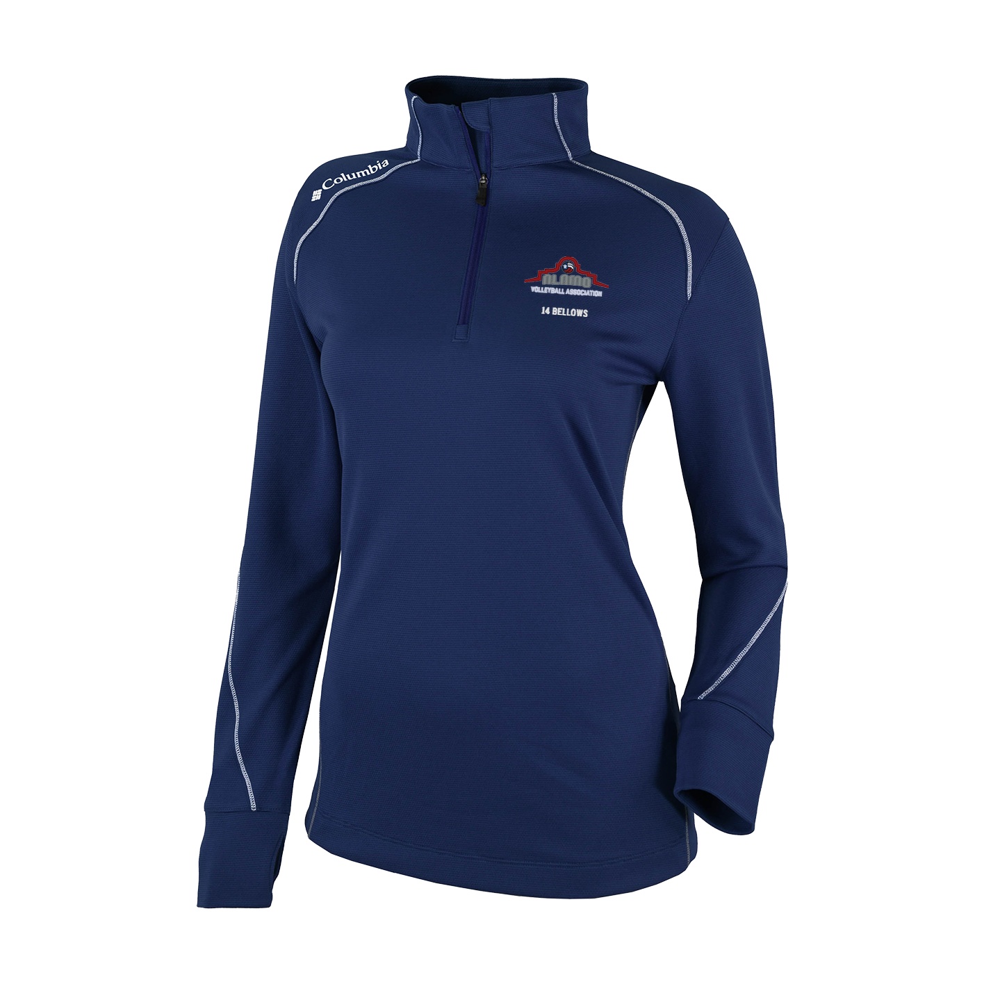 Women's Omni-Wick Shotgun 2.0 1/4 Zip - collegiate navy
