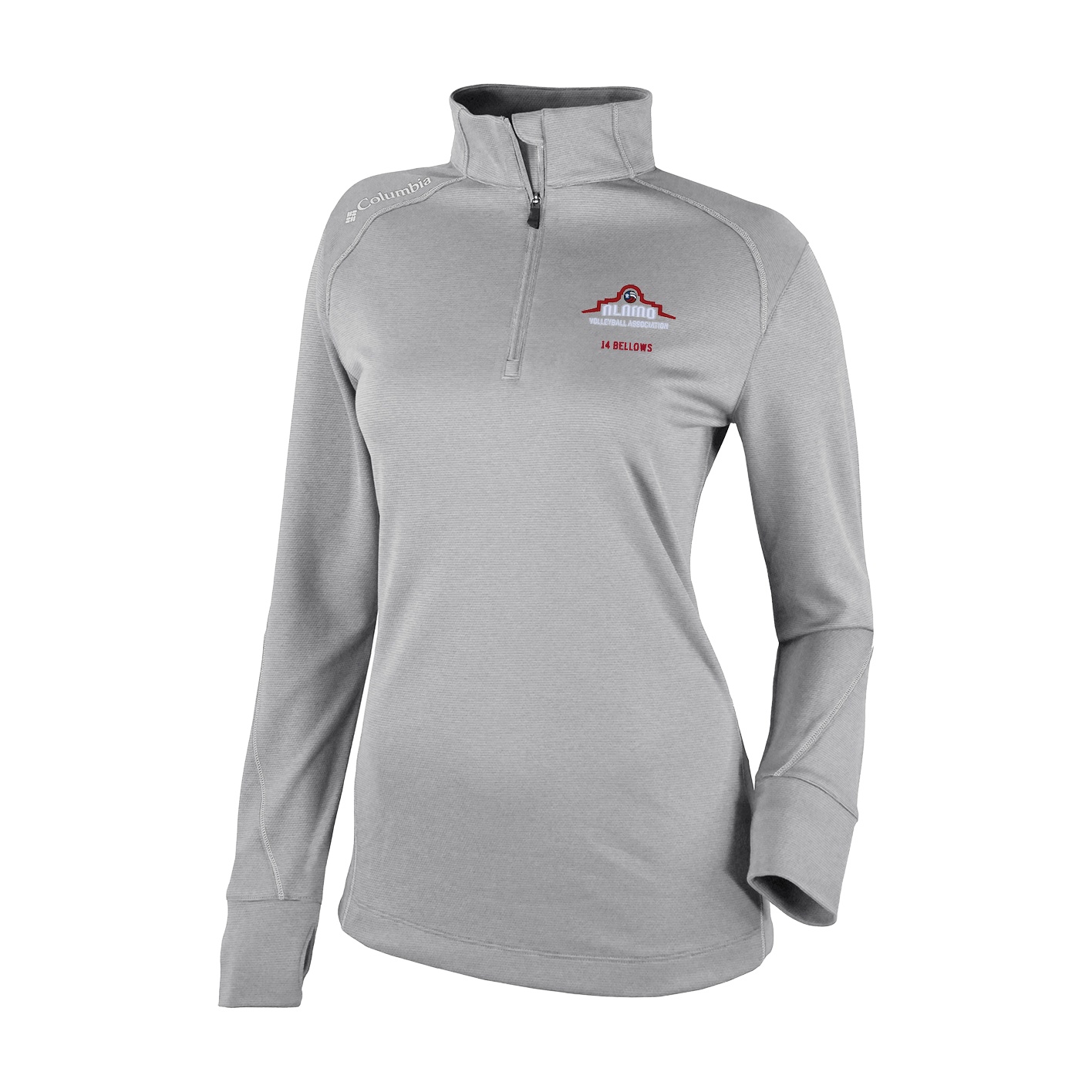 Women's Omni-Wick Shotgun 2.0 1/4 Zip - cool grey
