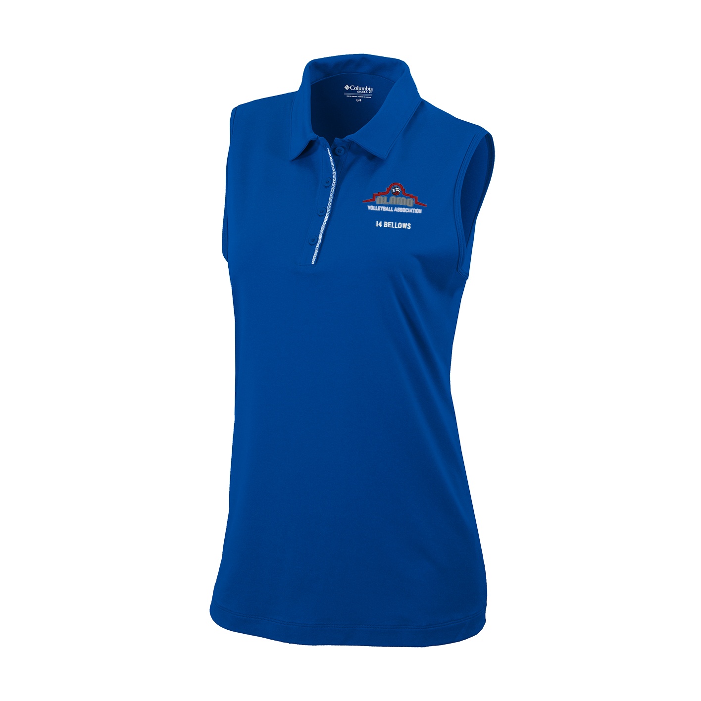 Women's Omni-Wick Tend the Ball Tank - azul-white