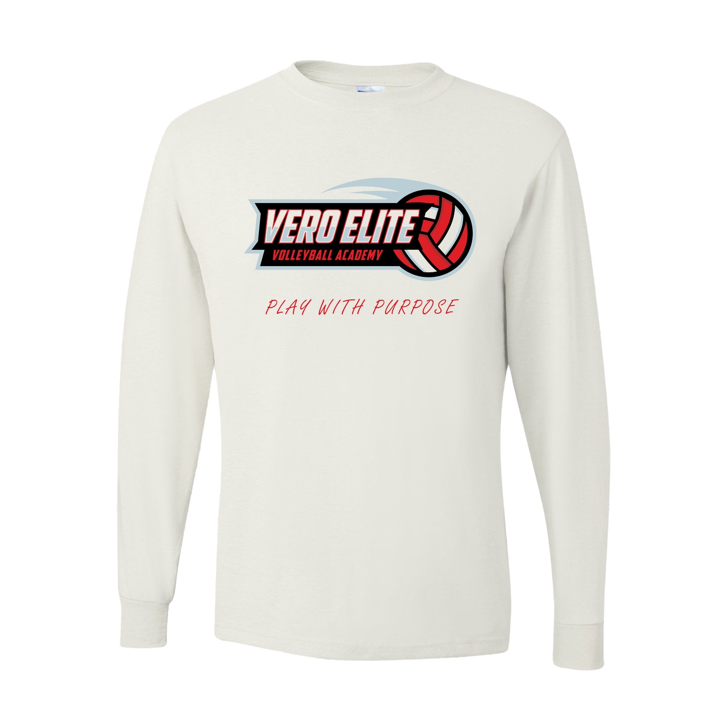 Long Sleeve Performance Shirt - white