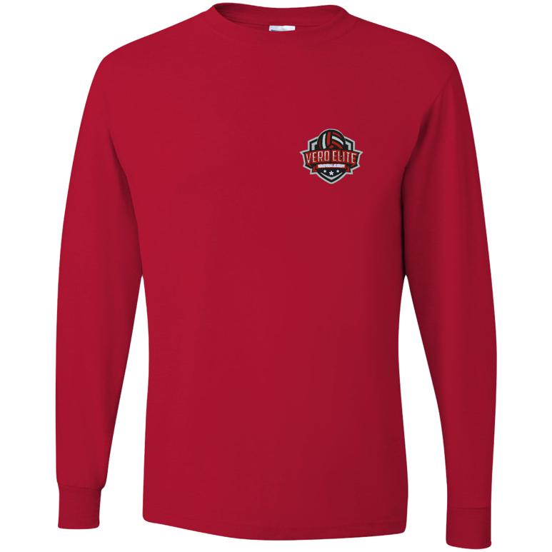 Youth Dri-Power Long Sleeve T-Shirt - True Red