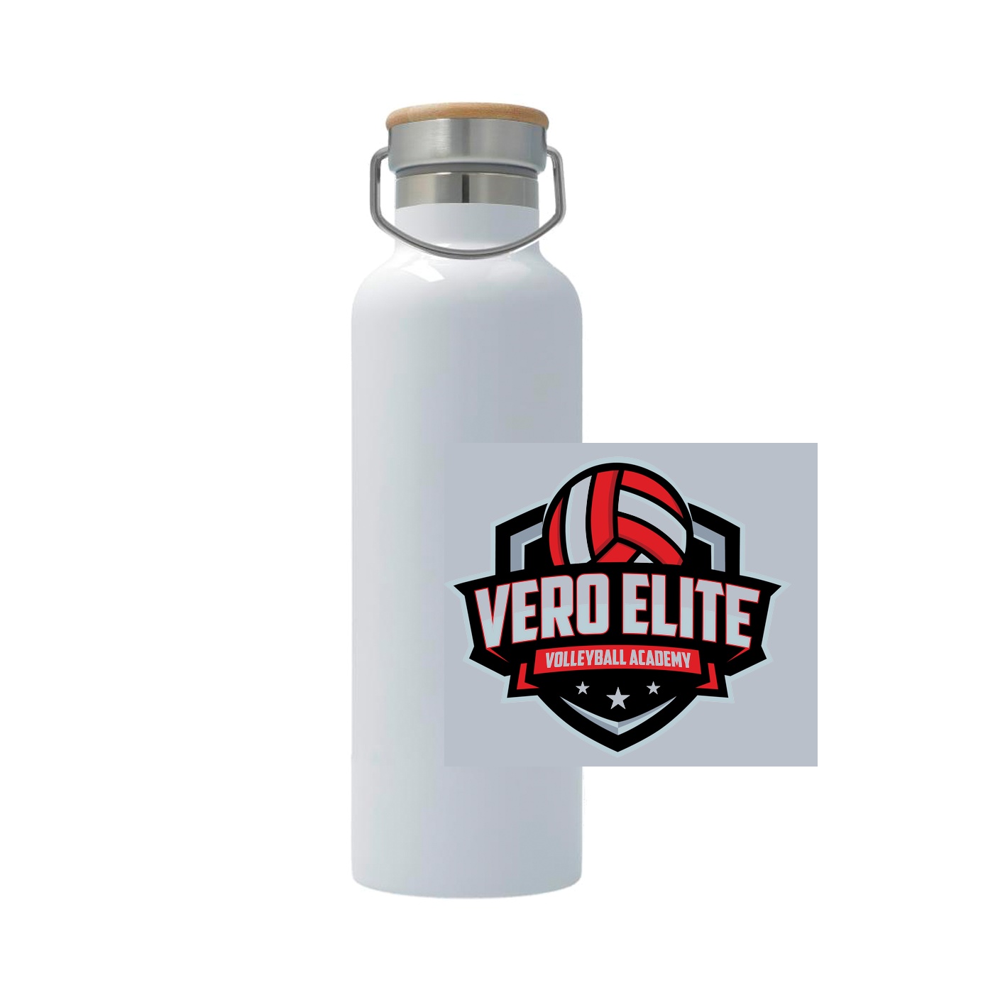 25oz Stainless Steel Thermos - white