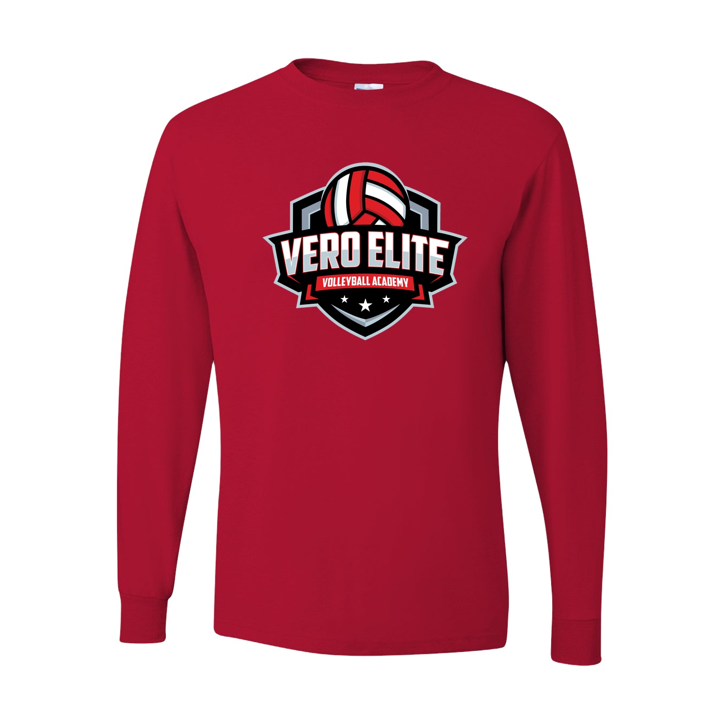 Dri-Power Long Sleeve T-Shirt - True Red