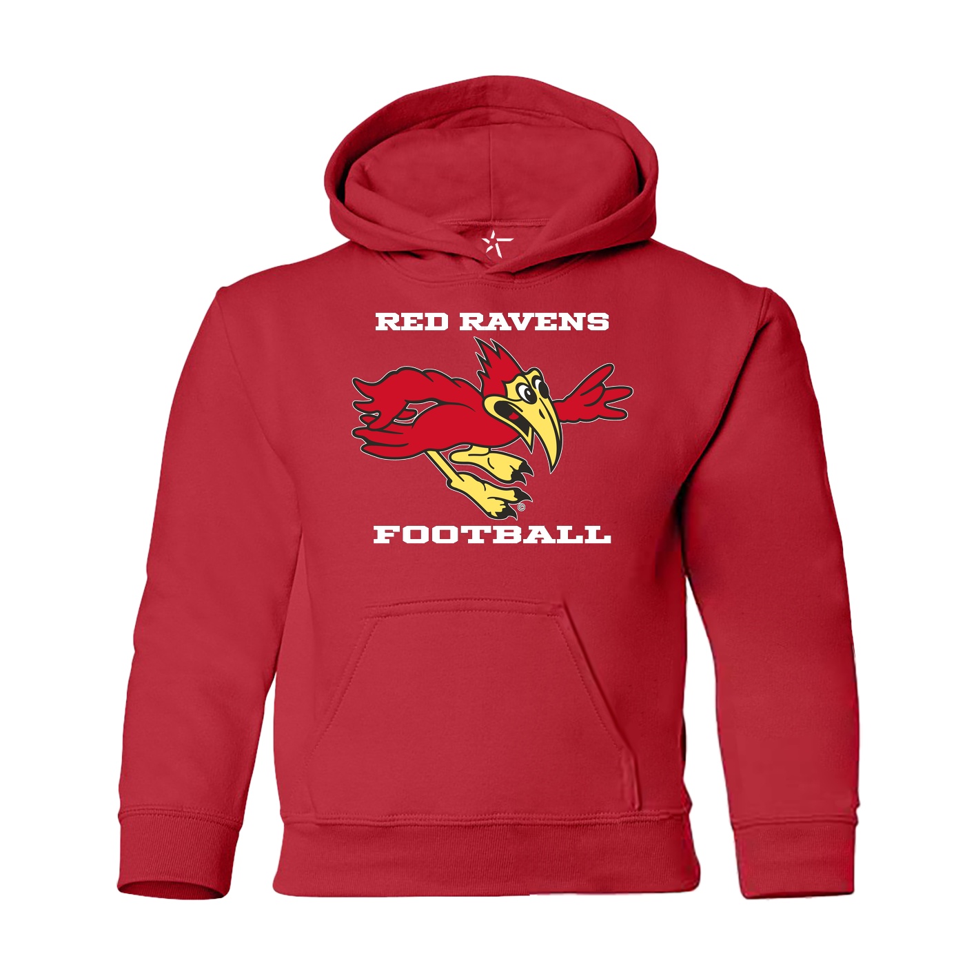 Heavy Blend Youth Hooded Sweatshirt - red