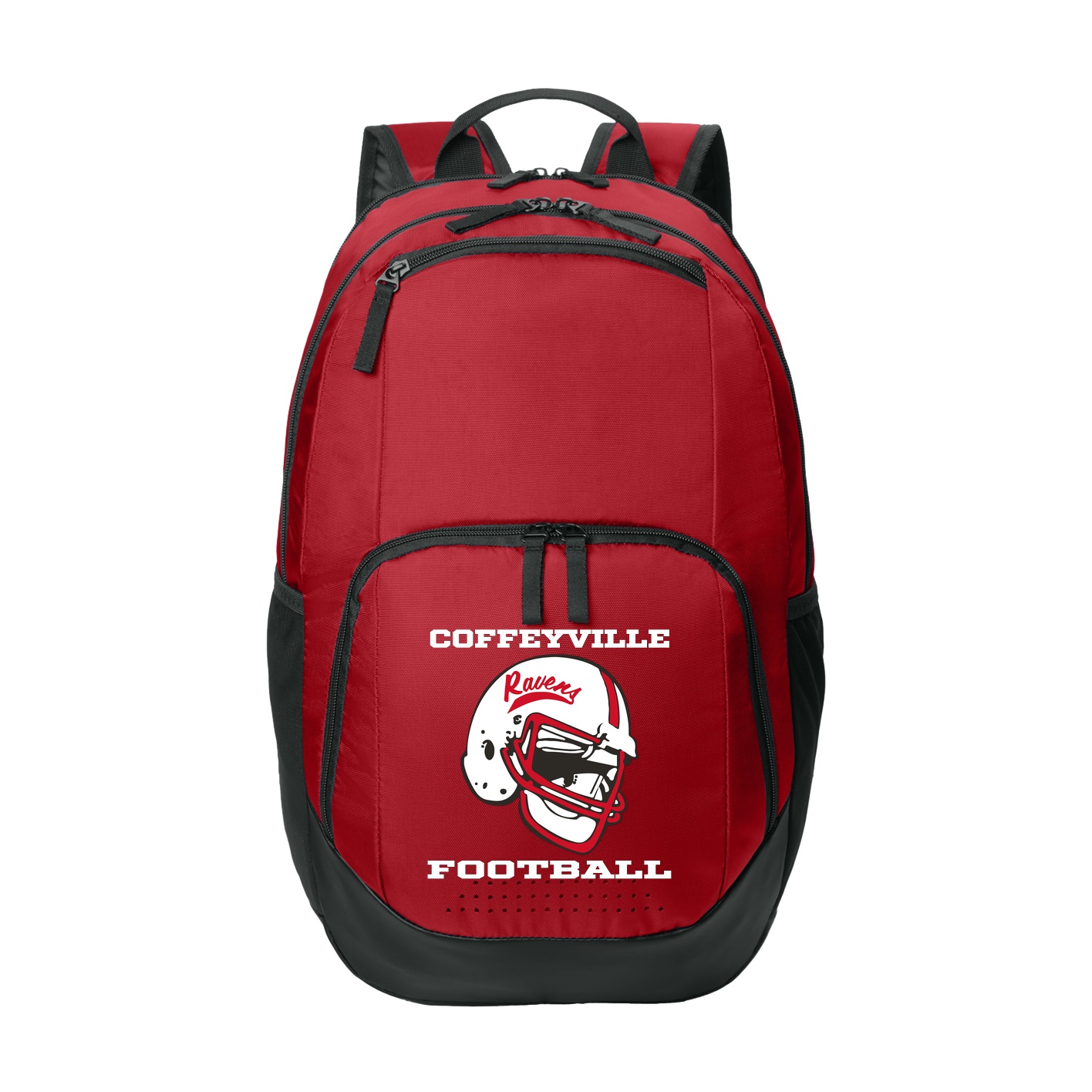 Sport-Tek Rec Backpack - deep red