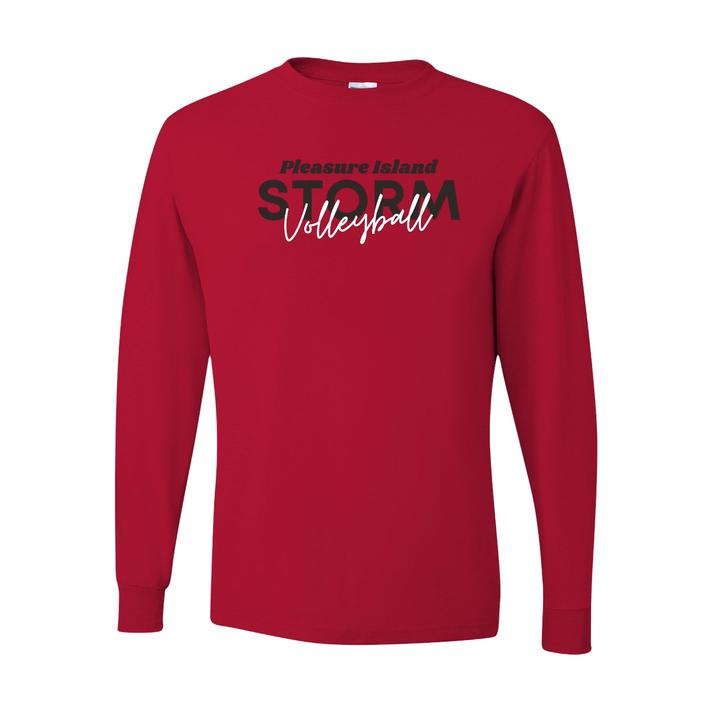 Dri-Power Long Sleeve T-Shirt - True Red