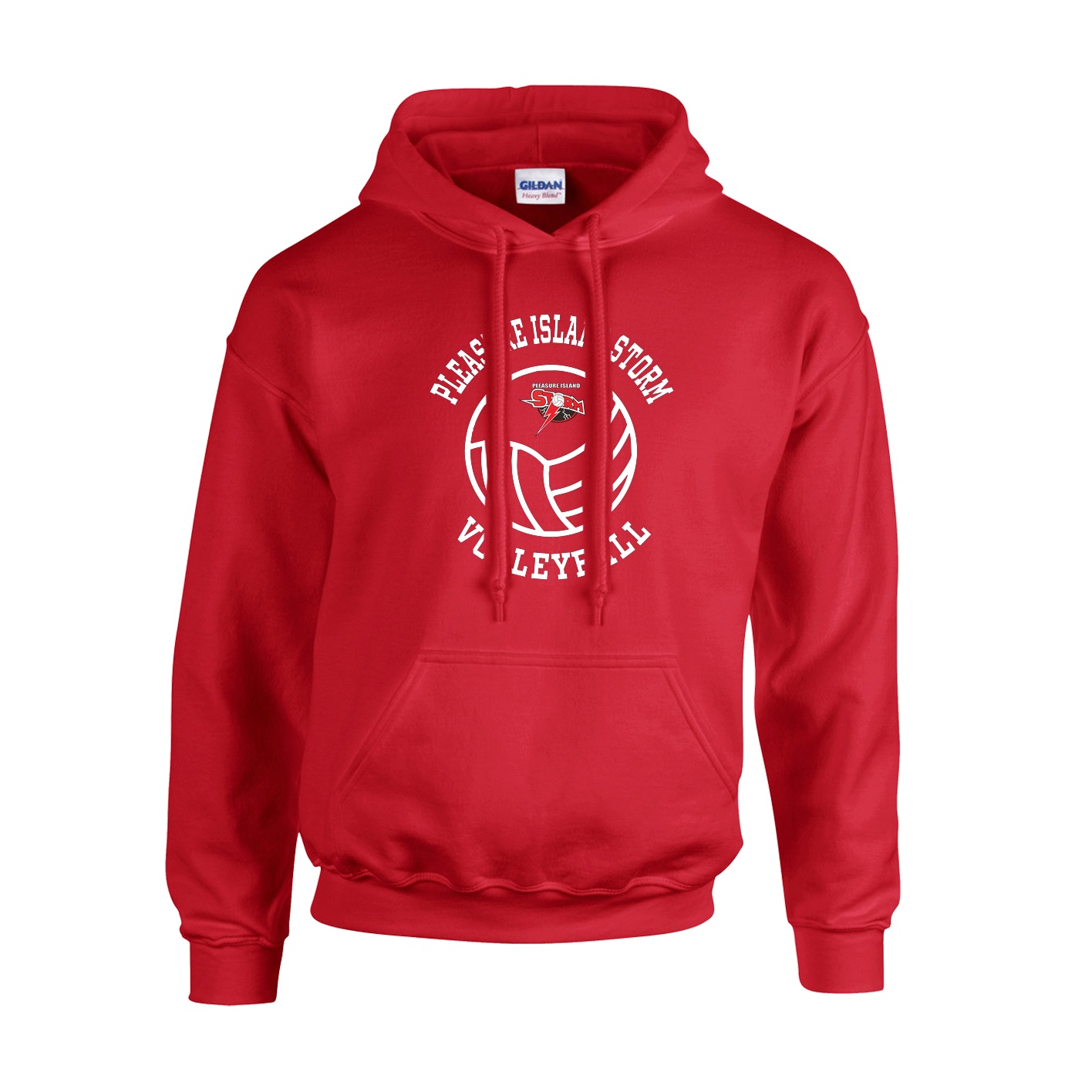 Fleece Hoodie - Red